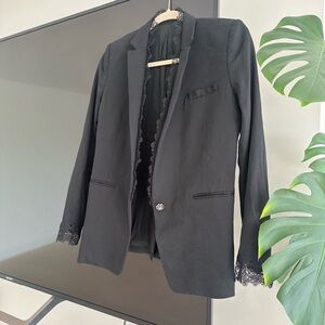 NEW! THE KOOPLES Blazer with lace sz 36 4